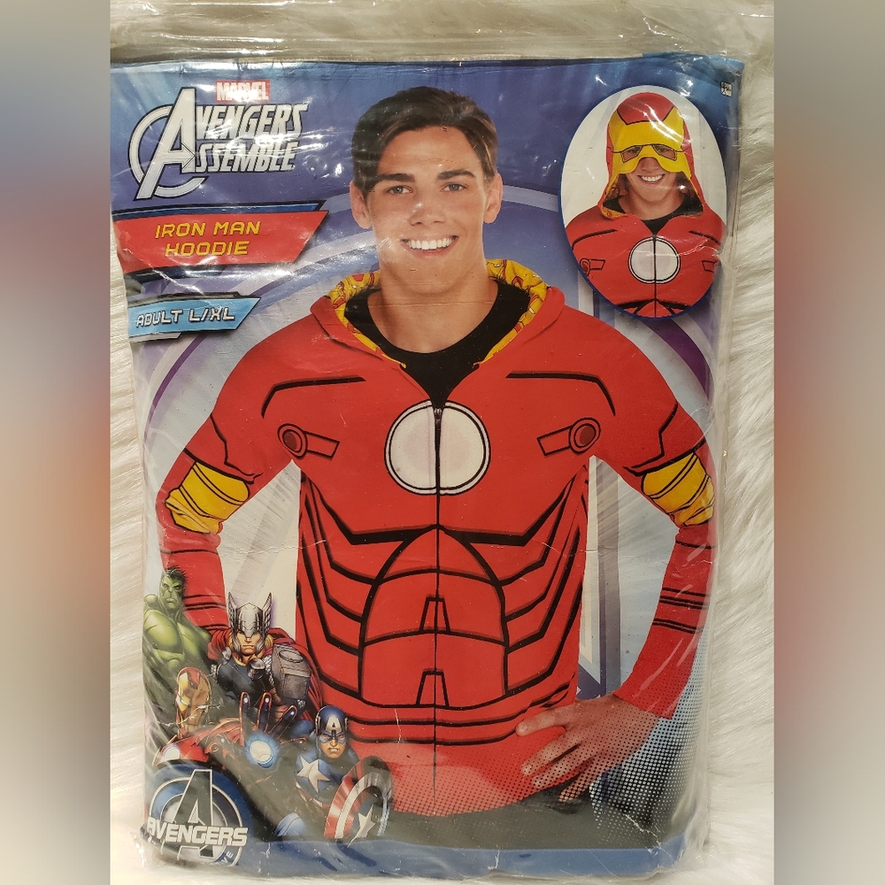 Ironman Hoodie - size adult large or extra large L/XL
